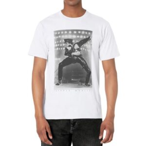 Freddie Mercury Official B&W Lights Icon T-Shirt