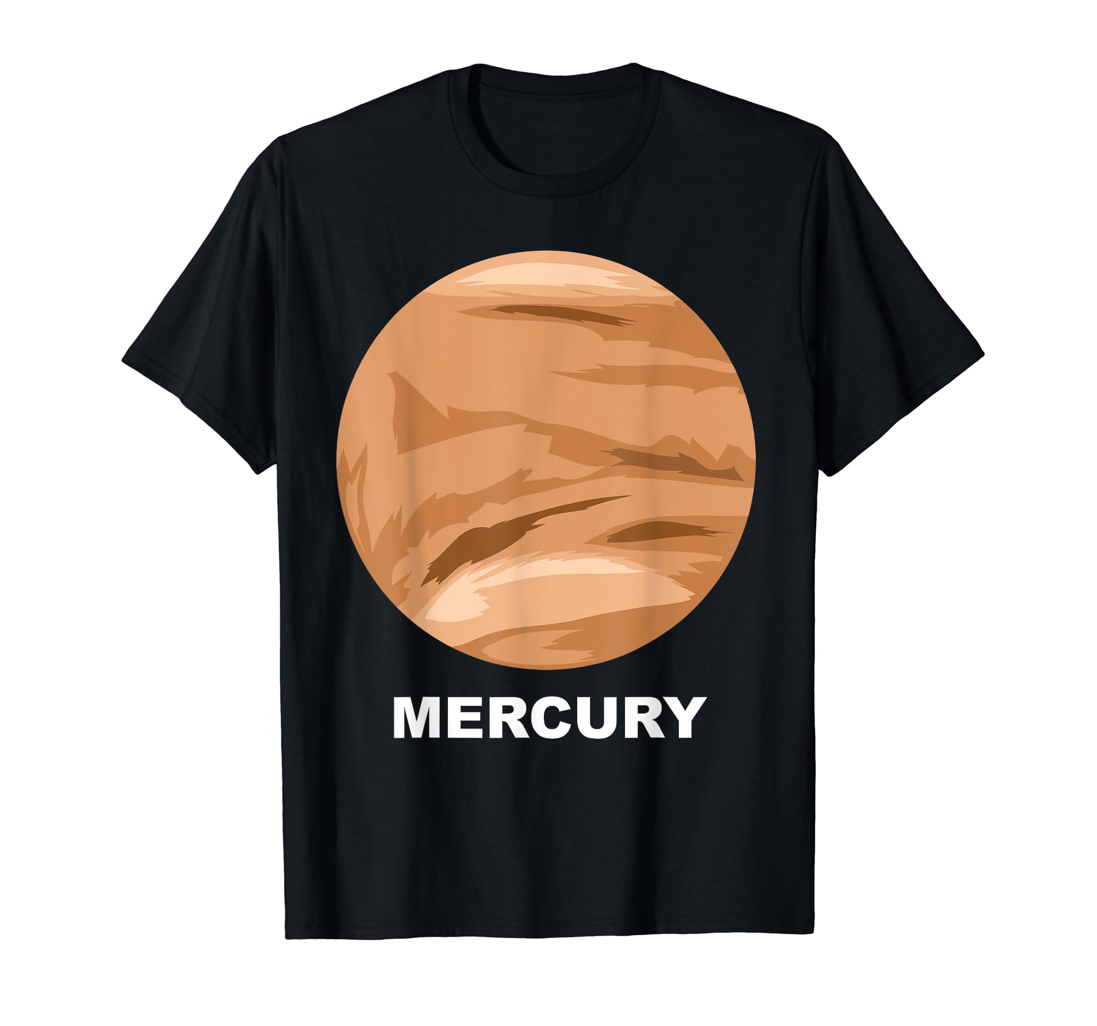 Solar System Group Costumes - Giant Planet Mercury Costume T-Shirt