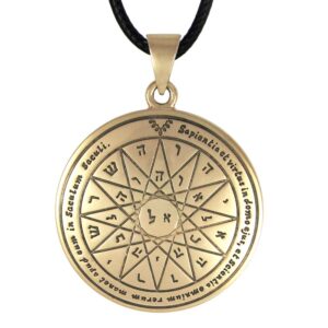 bronze fourth pentacle of mercury talisman for knowledge