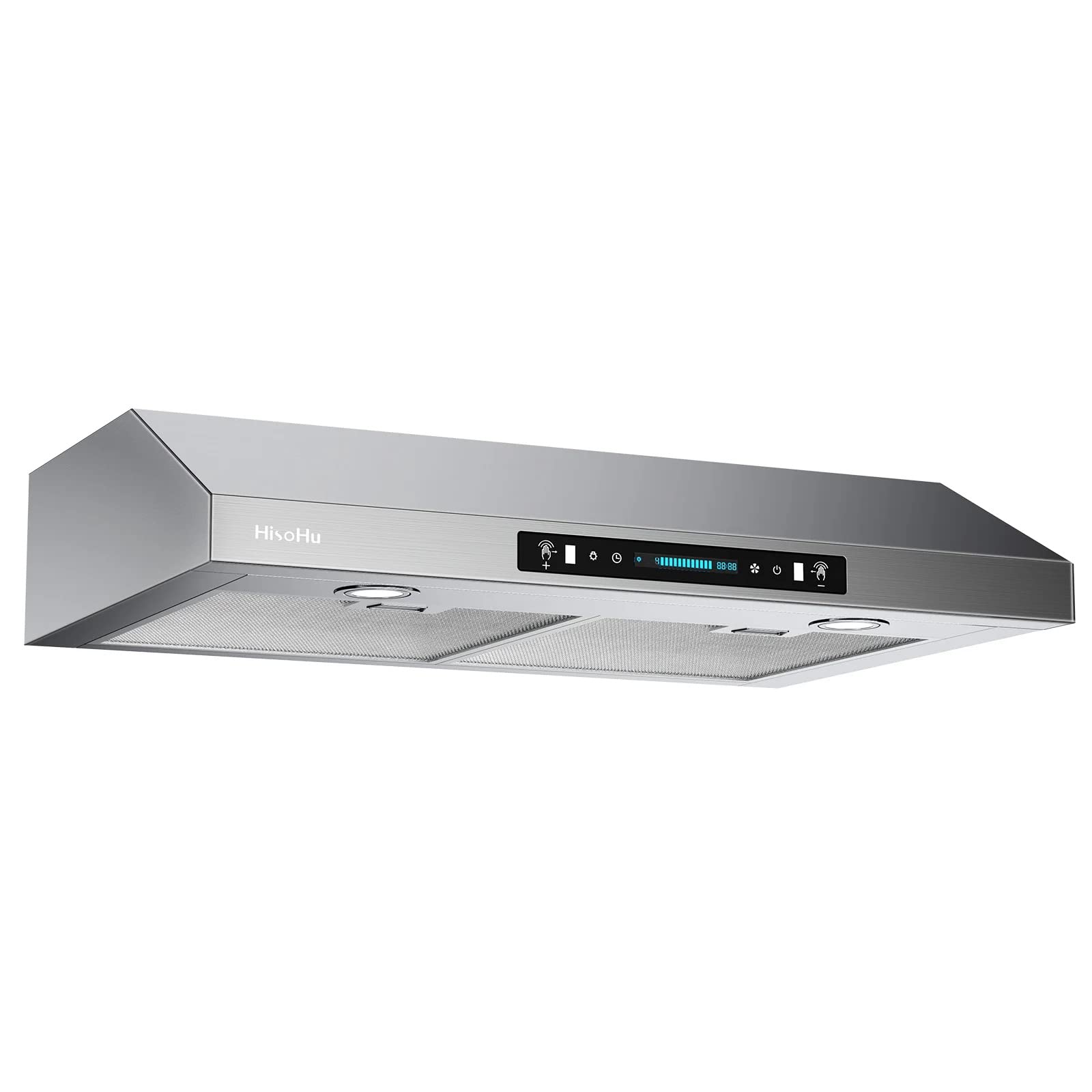 30 Inch Under Cabinet Range Hood with 900-CFM, 4 Speed Gesture Sensing&Touch Control Panel, Stainless Steel Kitchen Vent