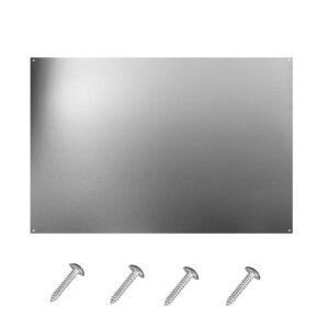 zsttion stainless steel backsplash ，24 x 30inch range hood stove backsplash for kitchen wall，stainless steel sheet four pre drilled holes for easy installation (1)