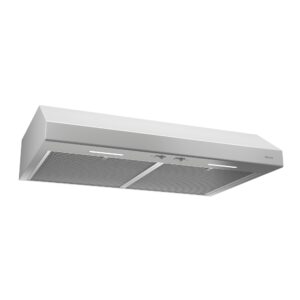 Broan-NuTone BCSEK136WW Energy Star Certified Glacier Series Under-Cabinet, 300 Max Blower CFM, 1.5 Sones Range Hood, 36", White