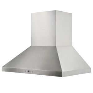 CAVALIERE 30" Wall Mounted Stainless Steel Kitchen Range Hood 462 CFM AP238-PSF-30