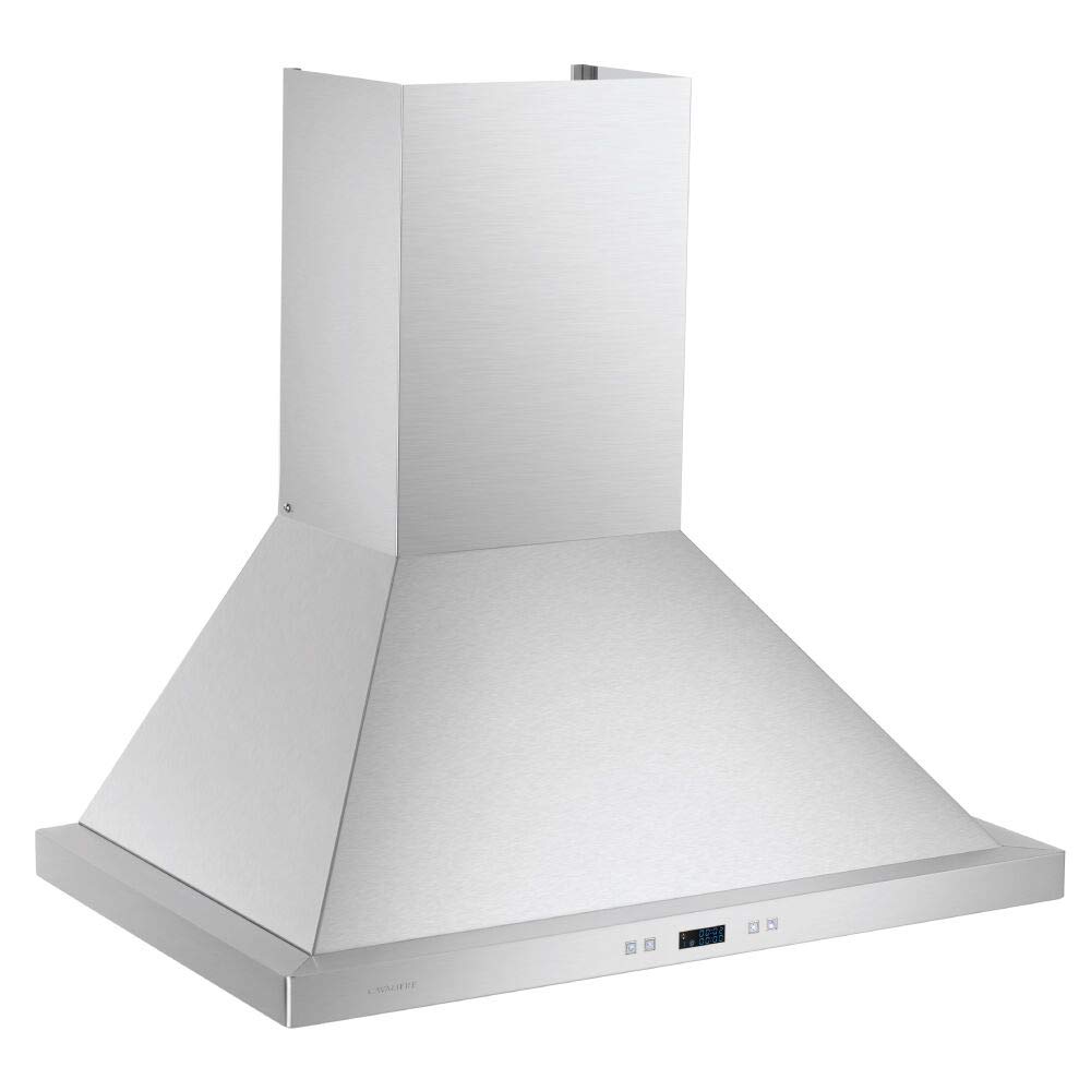 Cavaliere SV218B2-30 inch Wall Mount Range Hood with 462 CFM in Brushed Stainless Steel