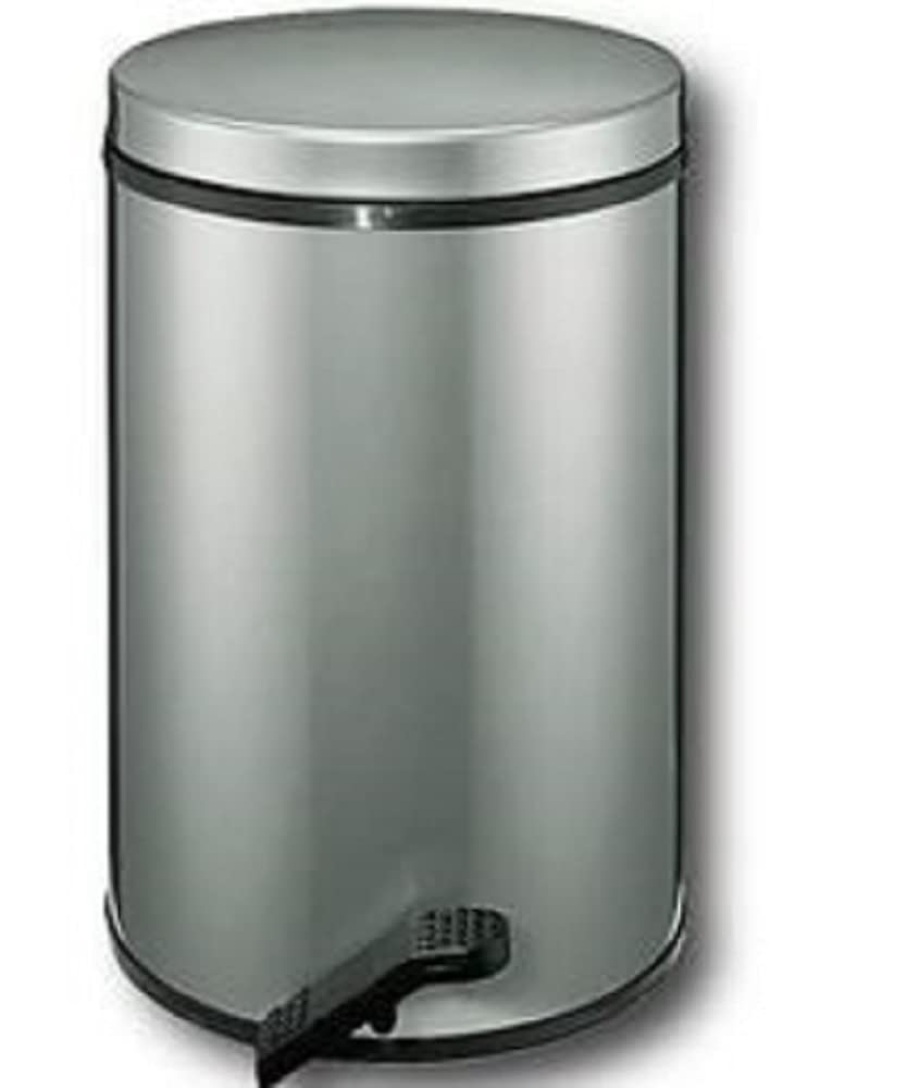 WESCO 117212-03 Pedal Bin & Plastic Liner, 3.8 gal (13 L)