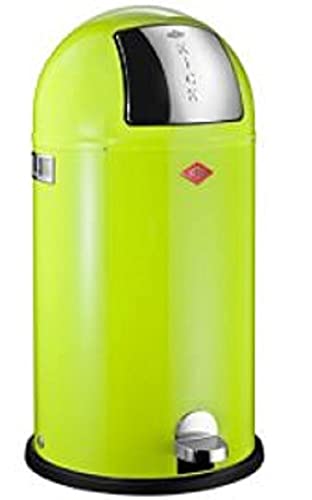 WESCO 177731 Bin with Pedal 40 l, Lime Green