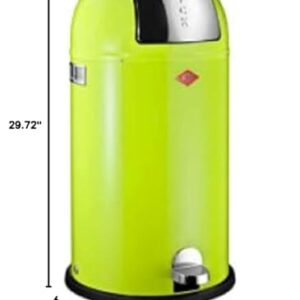 WESCO 177731 Bin with Pedal 40 l, Lime Green