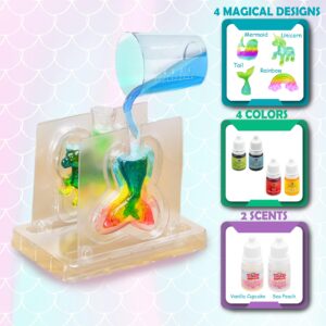 Hula Unicorn & Mermaid Soap Making Kit - DIY Crafts for Girls Age 6-12, STEM Activity Gift