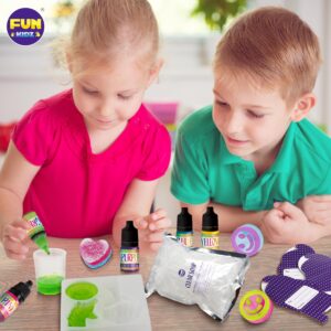 Kid Soap Kit, FunKidz Soap Making Kit for Kids for All Ages DIY Crafts Kits STEM Science Activity Gift for Girls and Boys