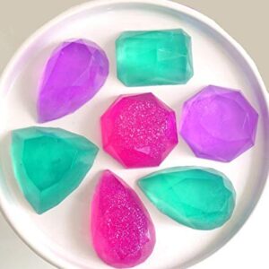 Gem Stones Soap Making Kit, Soap Molds, DIY Arts & Crafts Project, Gift & STEM Science Experiment for Kids Girls Boys Ages 8-12 and Up