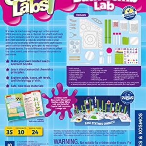 Thames & Kosmos Ooze Labs Soap & Bath Bomb Lab Kit - 10 Cosmetology & Skin Care Experiments | Parents' Choice Award Winner