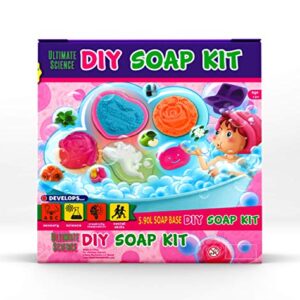 Baby Mushroom DIY Soap Making Kit - Arts and Crafts for Girls with Silicone Molds & Gift Boxes