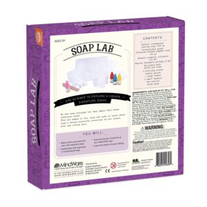 MindWare Science Academy Soap Lab - 20 piece soap making chemistry kit for boys & girls