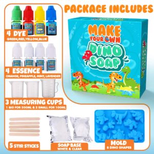 Dinonano Soap Making Kit for Kids Educational Science Toys - Make Your Own Stem Science Toys, DIY Arts and Crafts Kit, Experiments Activities Toys for Boys Girl age 6 7 8-12 Years Old