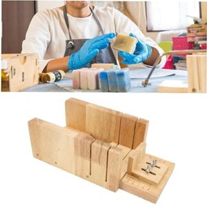 Premium Soap Cutting Tool Set - Accurate Loaf for Soap Making with Wooden Stick and Crystal Line - Complete Soap Trimming Kit and Slicing Accessories