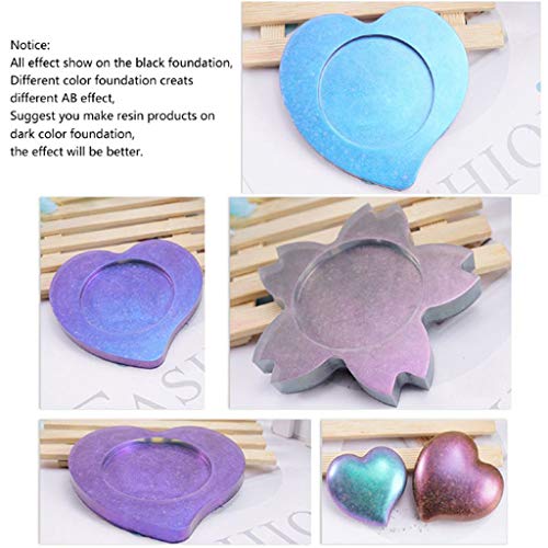 Mica Powder for Epoxy Resin DIY Pigment Pearlescent Epoxy Resin Glitter Pearl Powder Kit Resin Colorant Dye Resin Crafts