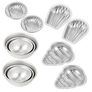 COHEALI 12pcs Bath Salt Ball Mold Mini soap molds Round soap molds Salt Ball Tool Salt Ball Mould soap Mold kit DIY Mold Aluminium Alloy molds Pudding Mold Aluminum Alloy Semicircle