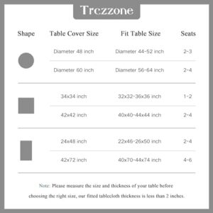 Fitted Rectangle Table Topper Cover Spandex Stretchable Cocktail Tablecloth Black Table Cover Cap with Elastic Edge 42 x 72 inch