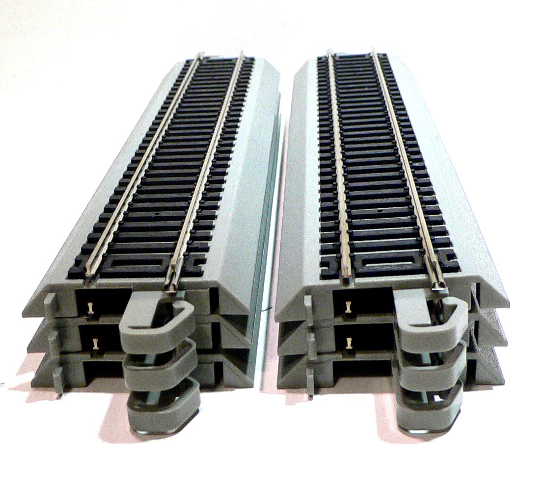 Bachmann HO Scale Bulk EZ-Track w/Nickel Silver Rail 9in Straight (1)