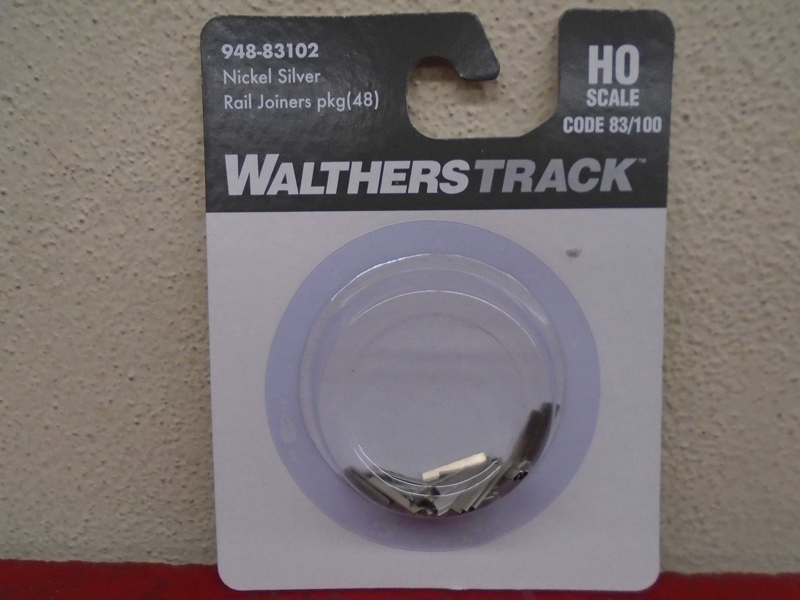 Walthers Code 83 or 100 Nickel-Silver Rail Joiners (48)