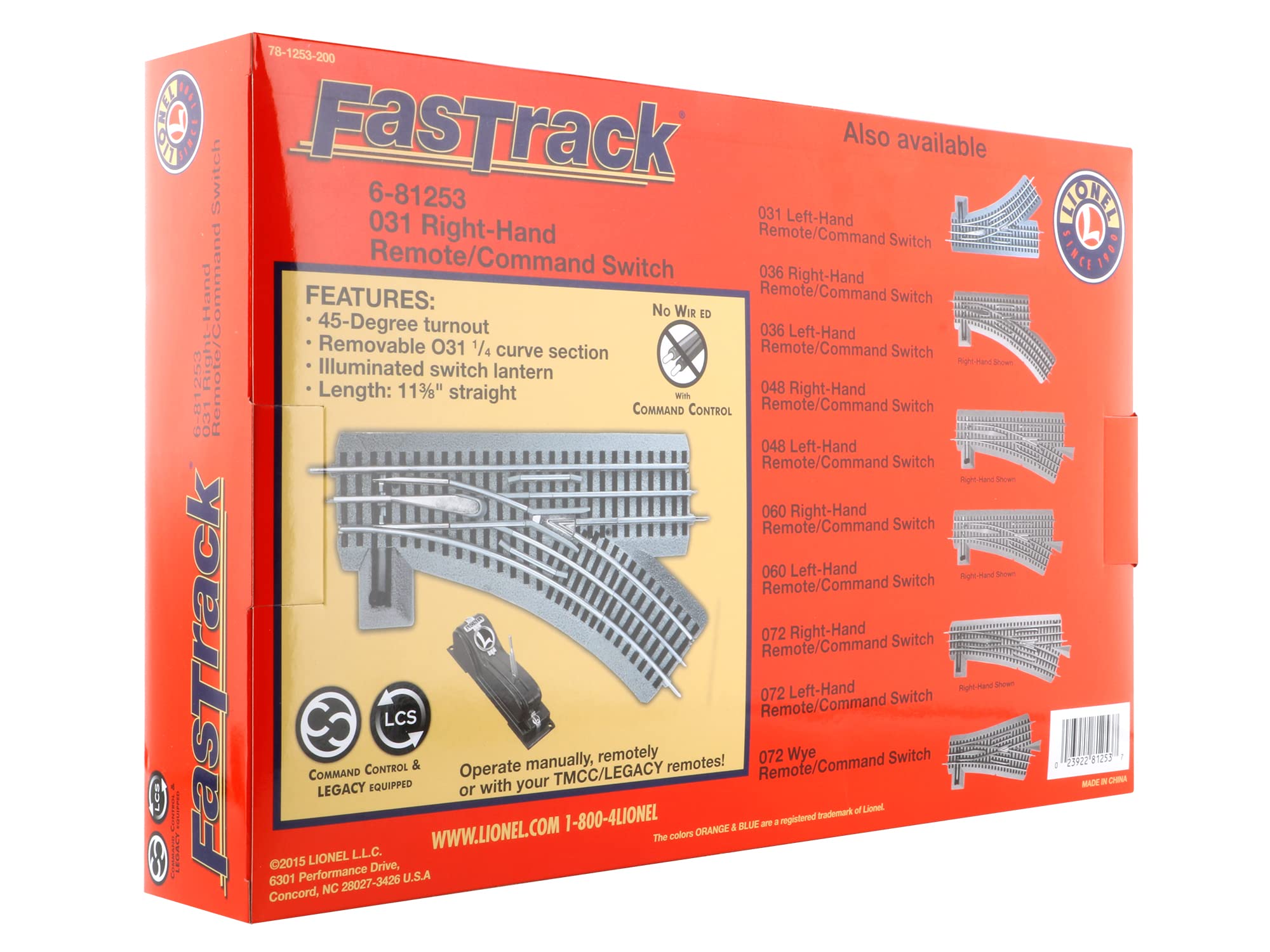 FasTrack O31 Remote/Command Switch RH