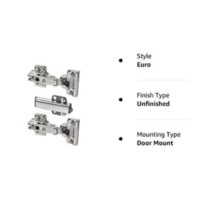 Ikea Besta Soft Close closing cabinet door hinge set for one door Item number 602.612.59