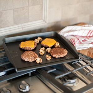 Nordic Ware Stovetop Backsplash Griddle, Black, Nonstick