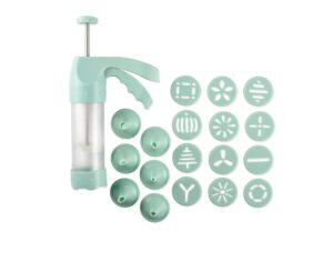 nordic ware deluxe deco set, 12 discs and 6 tips, sea glass