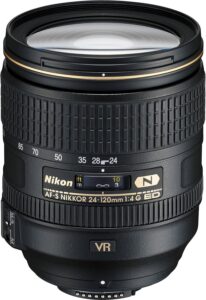 nikon 24-120mm f/4g ed vr af-s nikkor lens for nikon digital slr (renewed)