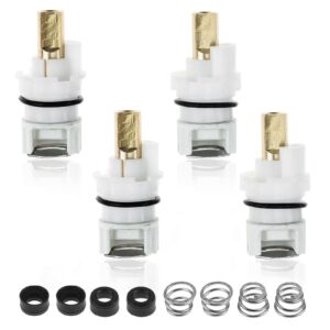 rp25513 faucet stem assembly, replacement kit for two handle faucet repair kit with rp4993 seats and springs, cartridge for kitchen faucet repair kit, 4 pack