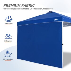 EAGLE PEAK Sunwall/Sidewall for 10x10 Straight Leg Canopy only, 1 Sidewall, Blue