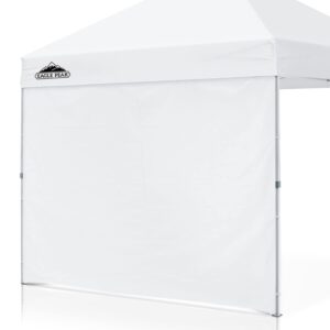 eagle peak instant canopy sunwall for eagle peak 10x10 commercial pro instant pop-up canopy, 1 pack sidewall, universal, white