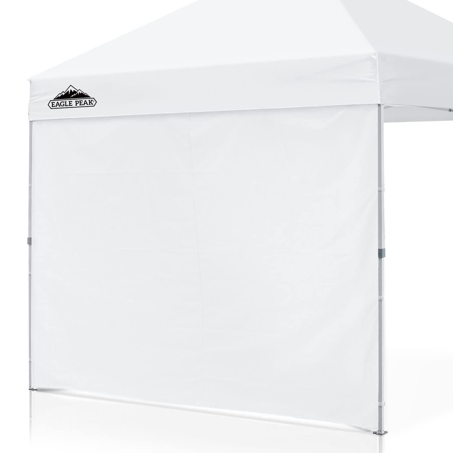 EAGLE PEAK Instant Canopy SunWall for EAGLE PEAK 10x10 Commercial Pro Instant Pop-up Canopy, 1 Pack Sidewall, Universal, White