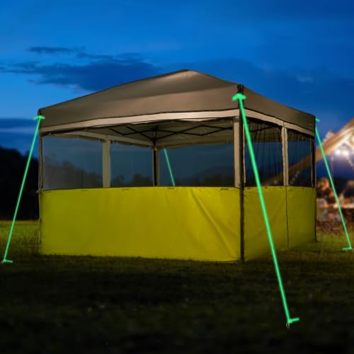 Quictent 2 in 1 Pop up Canopy Tent 10’x10’ with Sidewalls, One Person Ez up Screened Gazebo Canopy, 4 Large Mesh Windows with Window Cover for Camping, Backyard and Outdoor (Gray&Green)