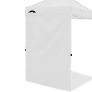 eagle peak sunwall/sidewall for 5x5 ft straight leg canopy only, 1 sidewall, white