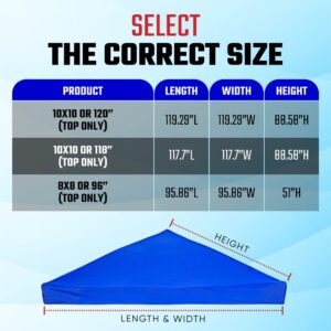 UV Protected Pop Up Canopy Replacement (120 Inches UV)