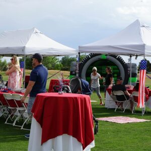 UNDERCOVER X3 10x10 Commercial Canopy Tent – Pop Up Canopy Tent with Sidewalls – Portable Outdoor Canopy Tent (White) – Wheel-Away 10x10 Commercial Canopy Tent