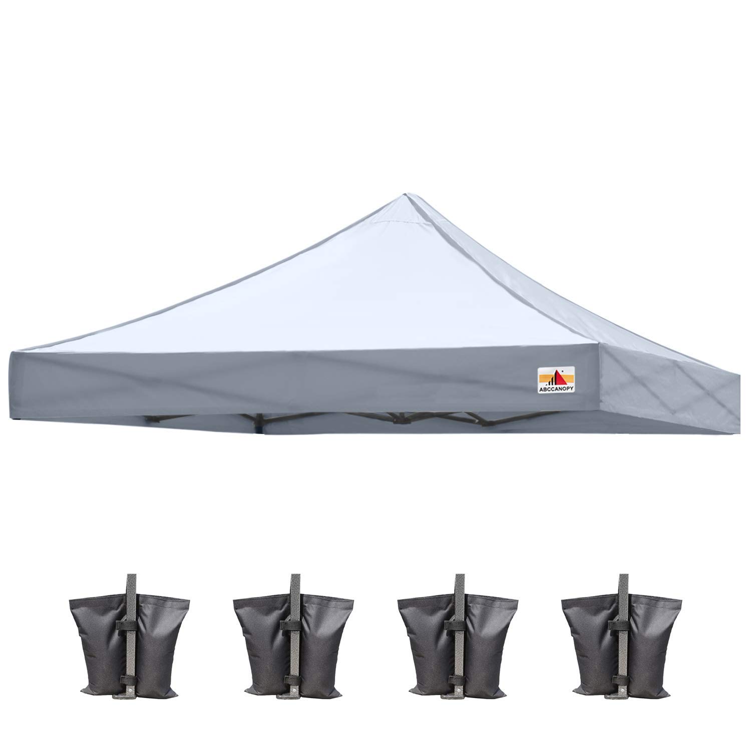 ABCCANOPY Replacement Canopy Top for Pop Up Canopy Tent (10x10, Gray)