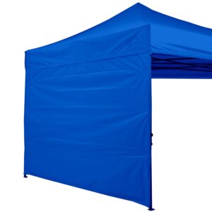 abccanopy instant canopy sunwall 10x10 ft, 1 pack sidewall only, blue