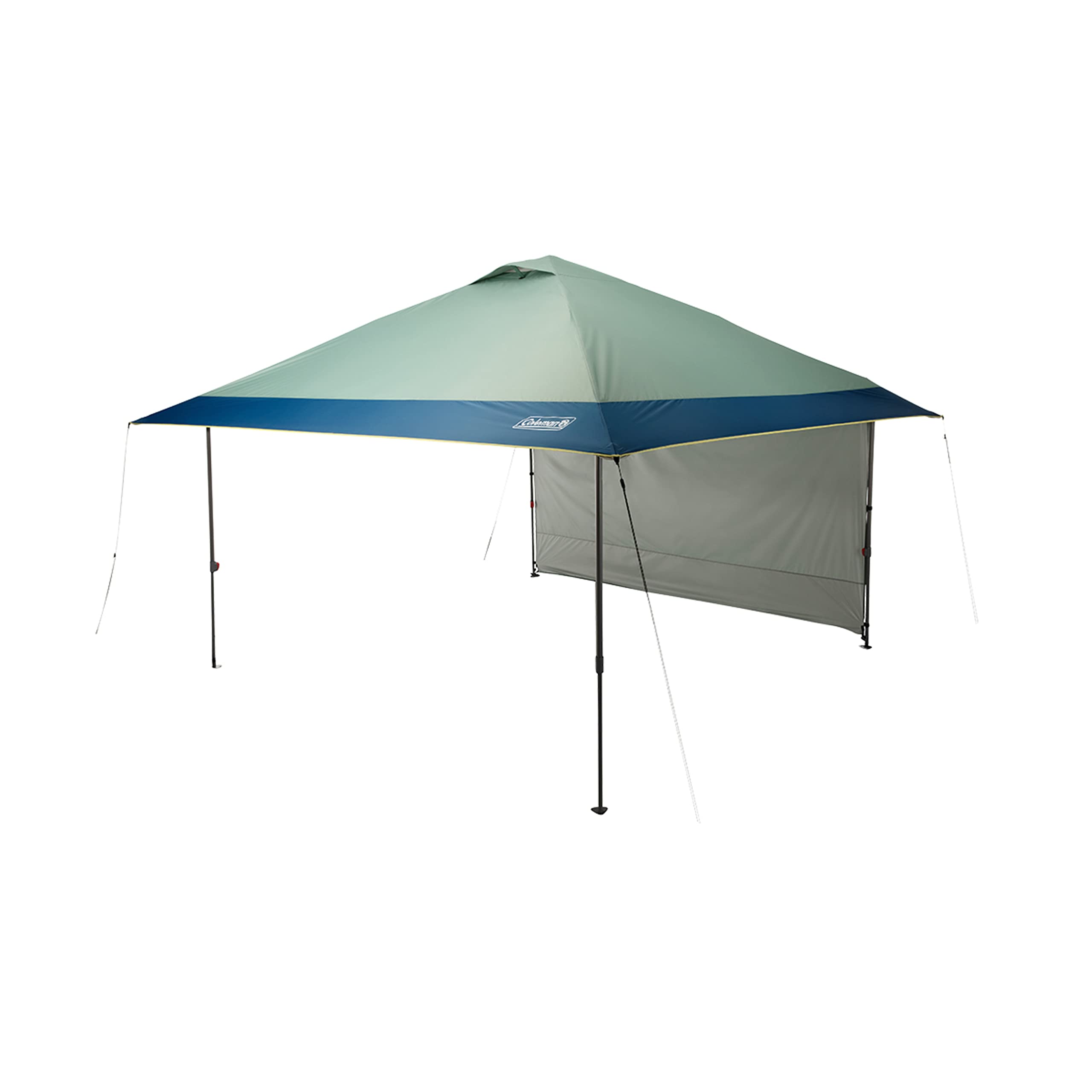 Coleman Oasis Pop-Up Canopy Tent with Wall Attachment, 10x10ft/13x13ft, Portable Shade Shelter with Easy Setup & Takedown, Great for Campsite, Park, Backyard, Tailgates, Beach, & More