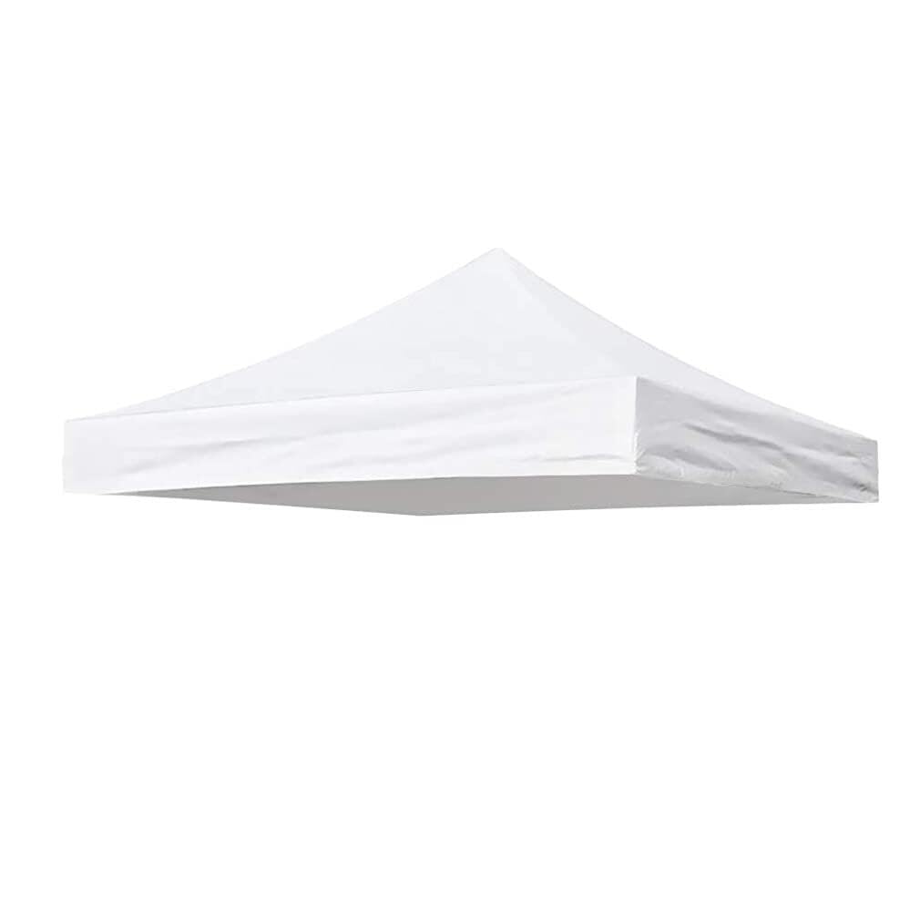 Waterproof Gazebo Top Cover Replacement Canopy Top 420D Oxford Cloth Tent Top Cover for Pop-Up Canopy Tent (2.9 * 2.9m) White (Top Only).