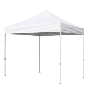 Waterproof Gazebo Top Cover Replacement Canopy Top 420D Oxford Cloth Tent Top Cover for Pop-Up Canopy Tent (2.9 * 2.9m) White (Top Only).