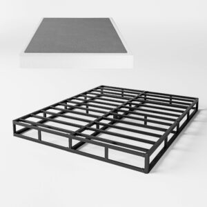 aardhen 7 inch box spring for king bed,high profile strong metal frame mattress foundation, quiet noise-free,easy assembly, 3000lbs max weight capacity