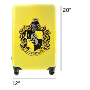 Harry Potter Luggage Carry On Hardshell Rolling Luggage Suitcase with Spinner Wheels Travel Bag Gifts Merchandise Travel Stuff - Hufflepuff