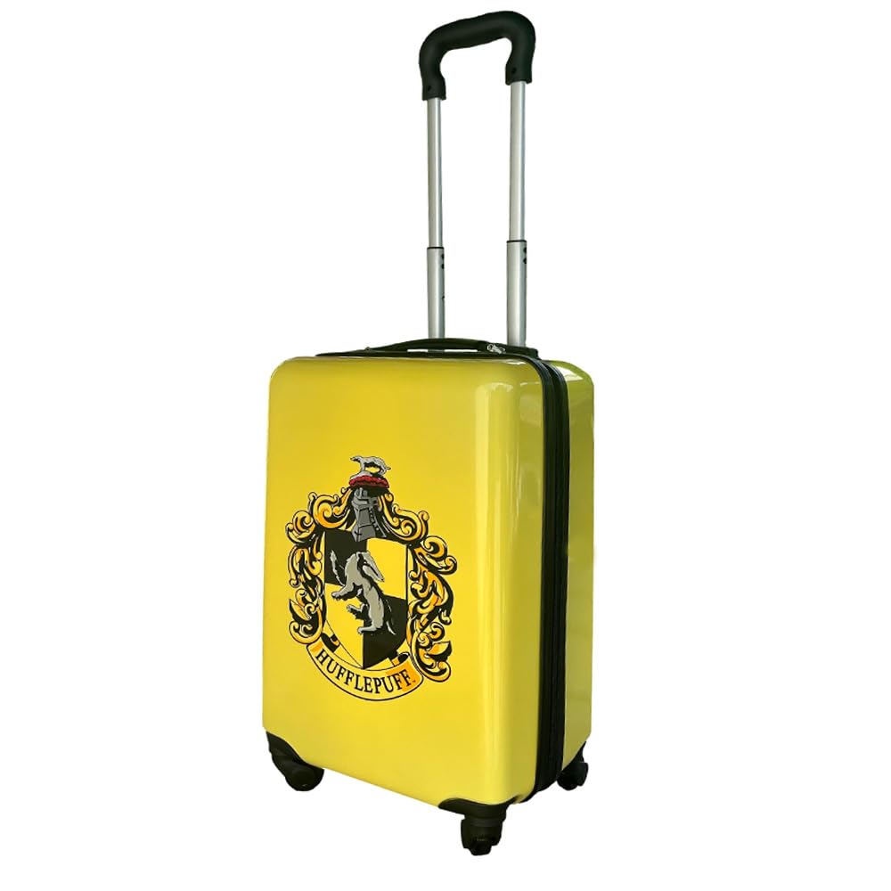 Harry Potter Luggage Carry On Hardshell Rolling Luggage Suitcase with Spinner Wheels Travel Bag Gifts Merchandise Travel Stuff - Hufflepuff