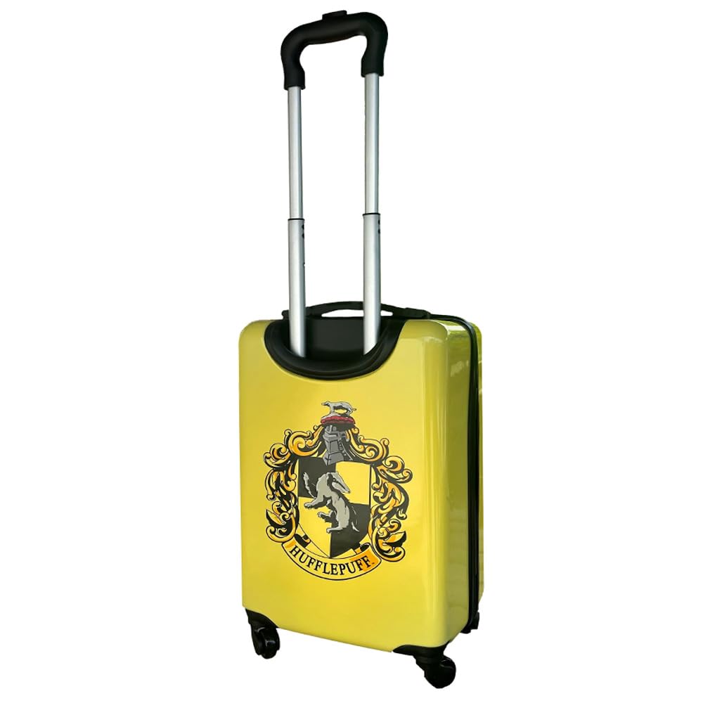 Harry Potter Luggage Carry On Hardshell Rolling Luggage Suitcase with Spinner Wheels Travel Bag Gifts Merchandise Travel Stuff - Hufflepuff