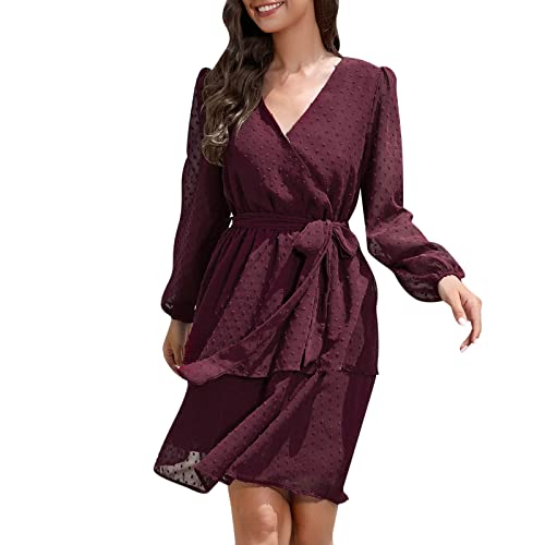 LKPJJFRG High Waist Smocked Flowy Tiered Mixi Dress Smocked Striped Flare Dress Tiered Flowy Sexy Tunic Long Dress