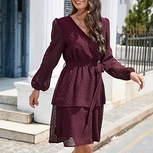 LKPJJFRG High Waist Smocked Flowy Tiered Mixi Dress Smocked Striped Flare Dress Tiered Flowy Sexy Tunic Long Dress