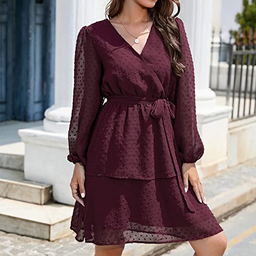 LKPJJFRG High Waist Smocked Flowy Tiered Mixi Dress Smocked Striped Flare Dress Tiered Flowy Sexy Tunic Long Dress