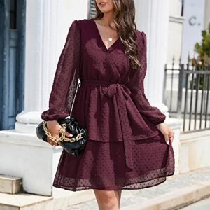 LKPJJFRG High Waist Smocked Flowy Tiered Mixi Dress Smocked Striped Flare Dress Tiered Flowy Sexy Tunic Long Dress